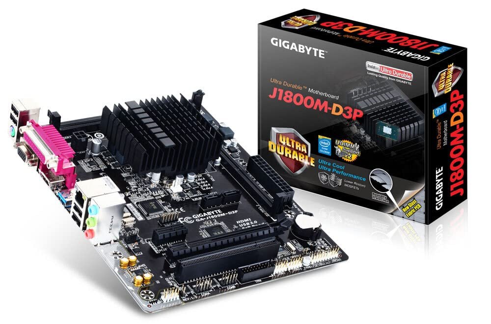 GA-J1800M-D3P Intel CPU onboardSocket Micro-ATX Intel H61 Express Chipset DDR3 Motherboard